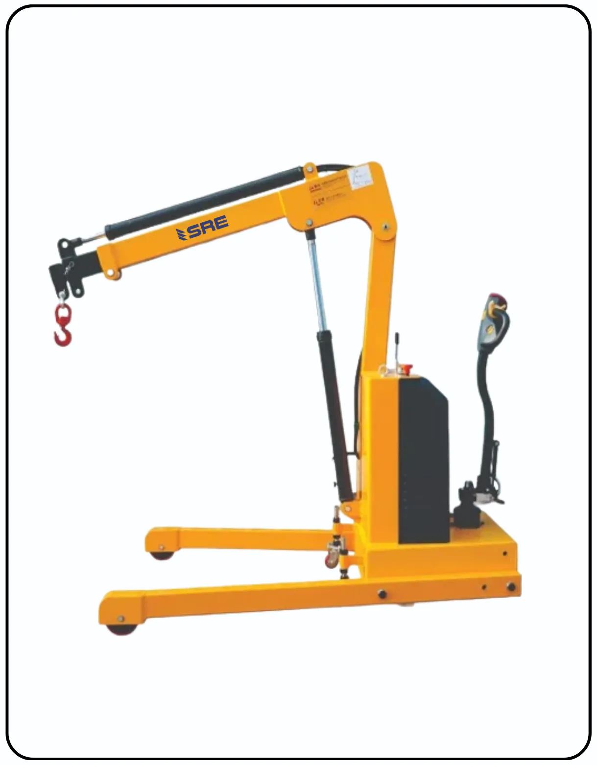 full battery floor crane