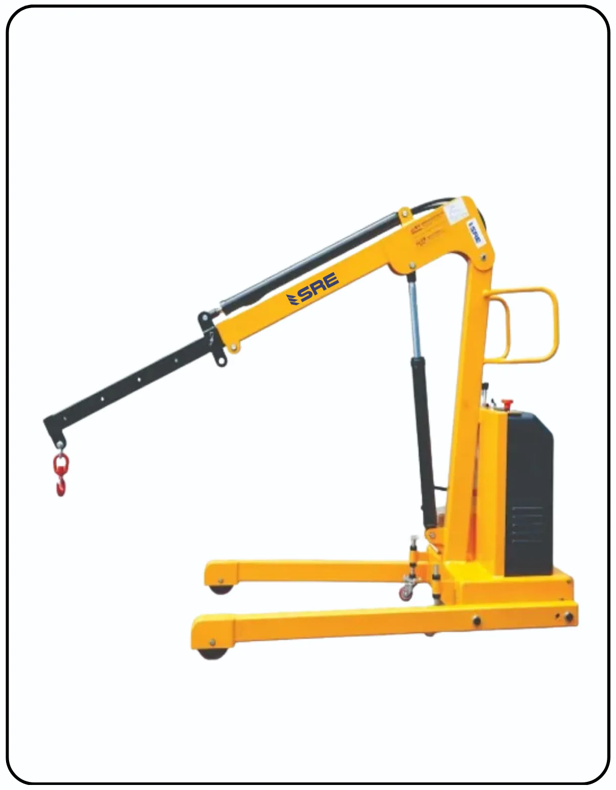semi battery floor crane