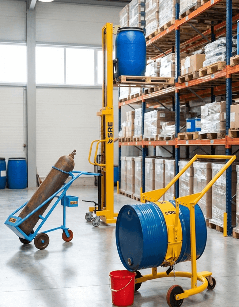 SRE Material Handling Equipment Drum Handling Products