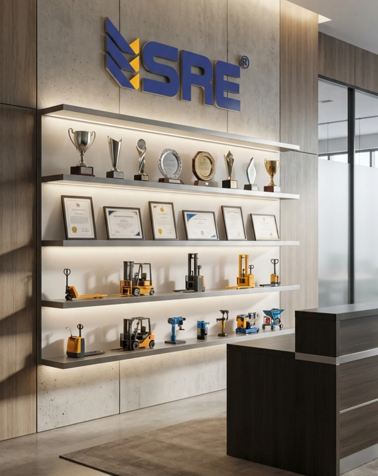 Award for Material Handling Equipment By SRE Material Handling Equipment