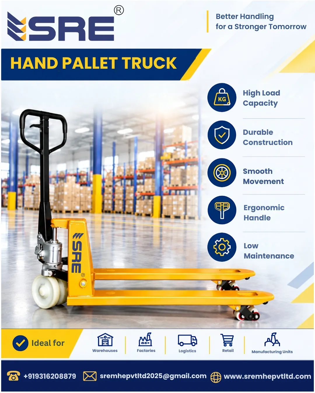 hand pallet truck guide for work,type & applications